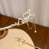 Alloy Handmade Simple Bow Style Tassel Hairpin For Women