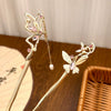 Alloy Handmade Simple Bow Style Tassel Hairpin For Women