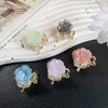Alloy Handmade Small Fresh Flower Hair Clip For Girls
