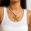 Alloy Handmade Star Shape Women's Necklace