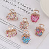 Alloy Handmade Women's Rhinestone Butterfly Hairpin