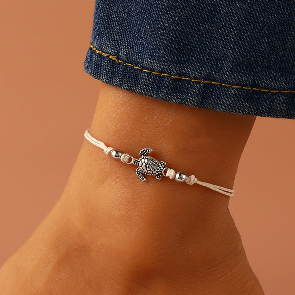 Alloy Handwoven Animal Zodiac Anklet