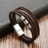 Alloy Handwoven Geometric Bracelets For Men Electroplated Highend Jewelry Accessories