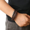 Alloy Handwoven Geometric Bracelets For Men Electroplated Highend Jewelry Accessories
