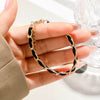Alloy Handwoven Geometric Style Bracelet