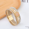 Alloy Handwoven Heart Shape Electroplated Bracelets For Women