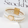 Alloy Handwoven Heart Shape Electroplated Bracelets For Women
