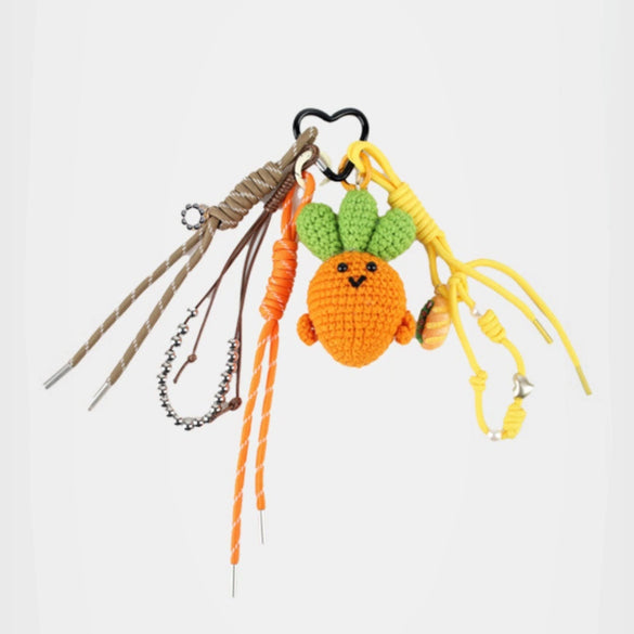 Alloy Heart And Sunflower Patterned Bag Pendant With Electroplating Retro Elegant Style
