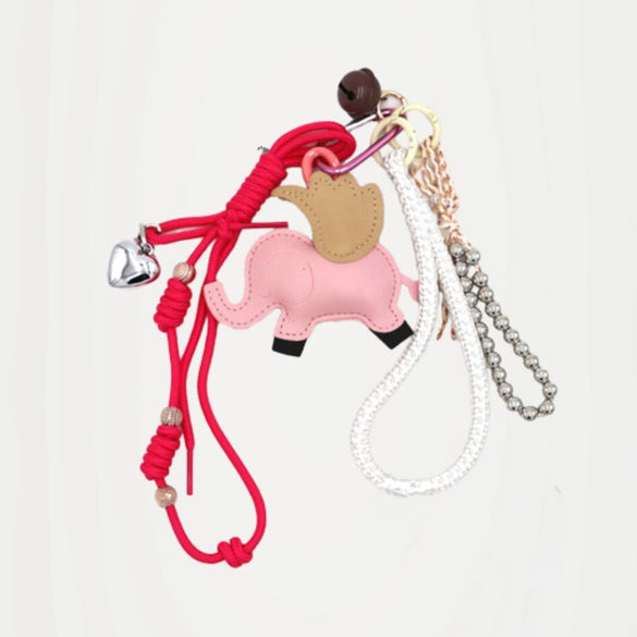 Alloy Heart And Sunflower Patterned Bag Pendant With Electroplating Retro Elegant Style