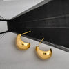 Alloy Heart Drop Earrings For Women With Electroplating Design