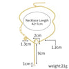 Alloy Heart Geometric Multilayer Female Hiphop Niche Design Sense Electroplated Necklace