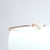Alloy Heart Pattern Diamond Styling Hollow Rose Women's Bracelet