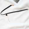 Alloy Heart Pattern Electroplated Necklace Choker Collar Neck Band With Pearl Pendant For Women