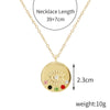 Alloy Heart Pattern Pendant Multilayer Necklace With Electroplating For Women