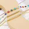Alloy Heart Pattern Pendant Multilayer Necklace With Electroplating For Women
