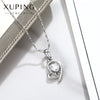 Alloy Heart Pendant Necklace For Women Electroplated Bamboo Chain Fashion Wholesale