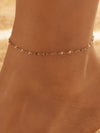 Alloy Heart Shape Beads Chain Foot Accessories For Women Simple Style