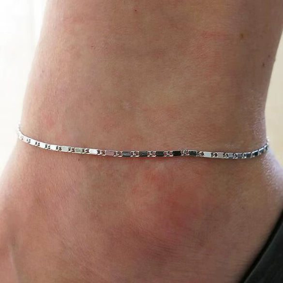 Alloy Heart Shape Beads Chain Foot Accessories For Women Simple Style