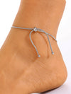 Alloy Heart Shape Beads Chain Foot Accessories For Women Simple Style