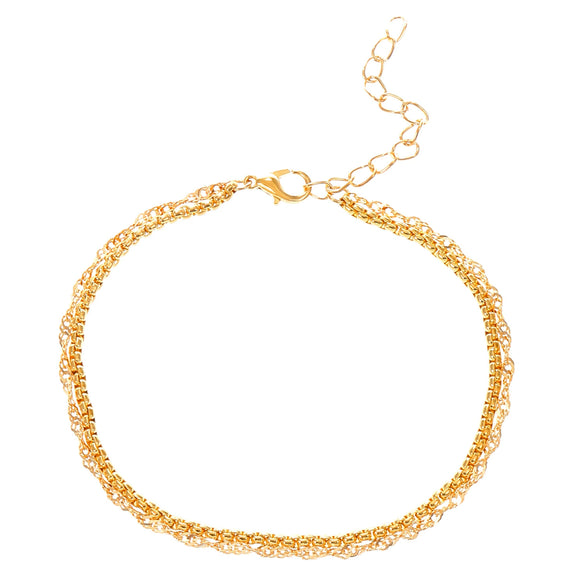 Alloy Heart Shape Beads Chain Foot Accessories For Women Simple Style