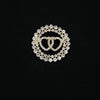 Alloy Heart Shape Diamond Encrusted Retro Love Brooch Electroplated Women's Jewelry