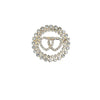 Alloy Heart Shape Diamond Encrusted Retro Love Brooch Electroplated Women's Jewelry