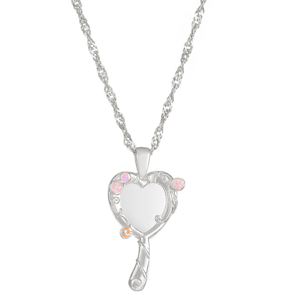 Alloy Heart Shape Electroplated Fashion Clavicle Necklace For Girls