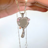 Alloy Heart Shape Electroplated Fashion Clavicle Necklace For Girls