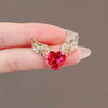 Alloy Heart Shape Electroplated Love Angel Wings Brooch Women's Clothes Accessories