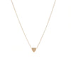 Alloy Heart Shape Electroplated Pendant Necklace For Women