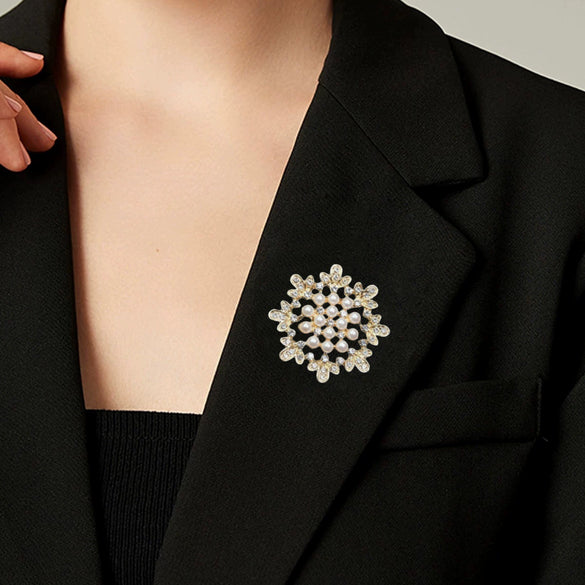 Alloy Heart Shape Electroplating Elegant Multifunctional Brooch For Women And Unisex