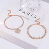 Alloy Heart Shape Rhinestone Anklet Women's Two Piece Set