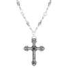 Alloy Heart Thorn Pendant Necklace Electroplated Hiphop Punk Style For Men And Women