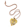 Alloy Heartshaped Electroplated Simple Style Unisex Necklace