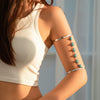 Alloy Heartshaped Open Bracelet Leg Chain Arm Chain With Electroplating For Women