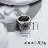 Alloy Hip Hop Creative Modeling Ring With Heart Of Spades Flower Leaves Pattern And Dripping Oil Design Unisex