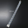 Alloy Hip Hop Diamond Geometric Men's Bracelet