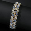 Alloy Hip Hop Diamond Geometric Men's Bracelet