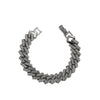 Alloy Hip Hop Geometric Diamond Cuban Bracelet Unisex Jewelry