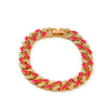 Alloy Hip Hop Geometric Diamond Cuban Bracelet Unisex Jewelry