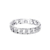 Alloy Hip Hop Geometric Diamond Cuban Bracelet Unisex Jewelry