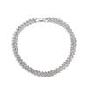 Alloy Hip Hop Geometric Diamond Cuban Bracelet Unisex Jewelry