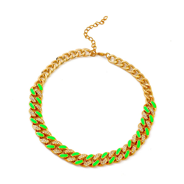 Alloy Hip Hop Geometric Diamond Cuban Bracelet Unisex Jewelry
