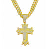 Alloy Hip Hop Geometric Full Diamond Pendant Necklace For Men