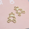 Alloy Hip Hop Style Beauty Girl Warrior Skull Teddy Bear Pendant Jewelry Earrings Necklace Accessories Silver Plated Gold Plated Handmade