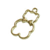 Alloy Hip Hop Style Beauty Girl Warrior Skull Teddy Bear Pendant Jewelry Earrings Necklace Accessories Silver Plated Gold Plated Handmade
