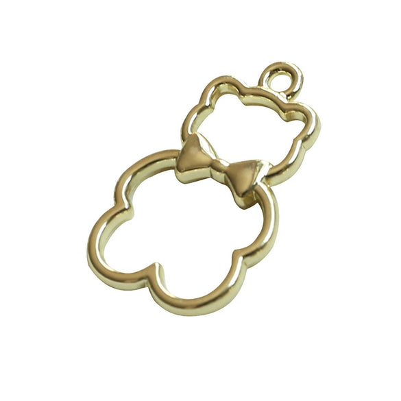Alloy Hip Hop Style Beauty Girl Warrior Skull Teddy Bear Pendant Jewelry Earrings Necklace Accessories Silver Plated Gold Plated Handmade
