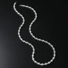Alloy Hip Hop Style Flowershaped Geometric Tennis Chain Diamond Necklace Jewelry