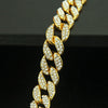 Alloy Hiphop Geometric Diamond Men's Bracelet Jewelry