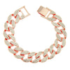 Alloy Hiphop Geometric Diamond Men's Bracelet Jewelry